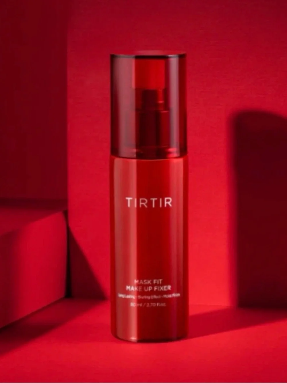 TIRTIR Mask Fit Makeup Fixer & Waterproof Setting Spray Duo — Red and Pink